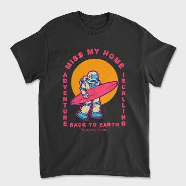 Astro Surfing, Tricou Barbati (Unisex)