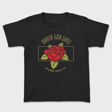 Tricou Copii, Roses and Love