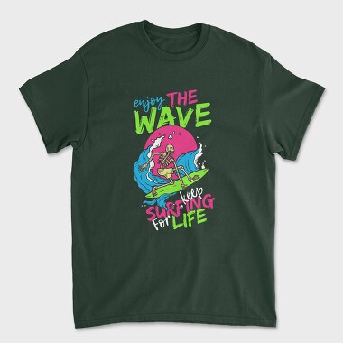 Tricou Barbati (Unisex), Surf For Life