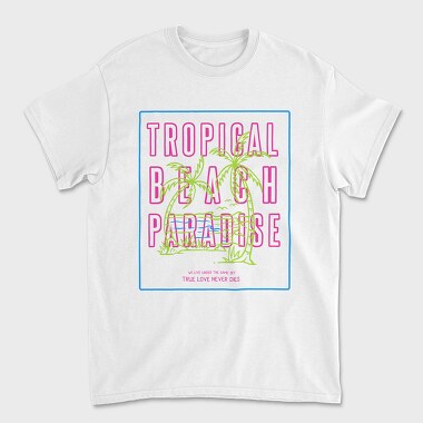 Tropical, Tricou Barbati (Unisex)