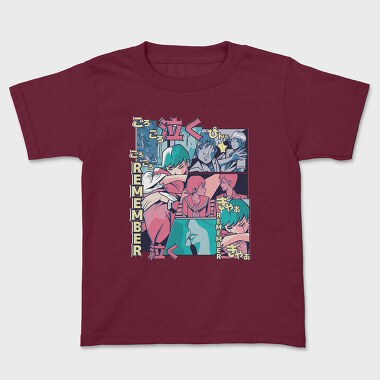 Tricou Copii, Anime Vaporwave Remember