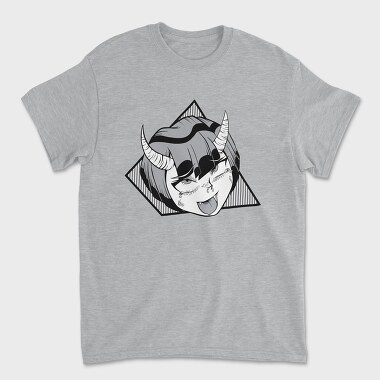 Tricou Barbati (Unisex), Demon Girl Face