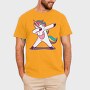 Dab Animal Comics Unicorn, Tricou Barbati (Unisex)