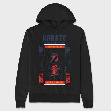 Karate, Hanorac Oversize Barbati (Unisex)