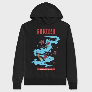 Sakura, Hanorac Oversize Barbati (Unisex)