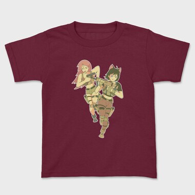 Tricou Copii, Girls Soldiers