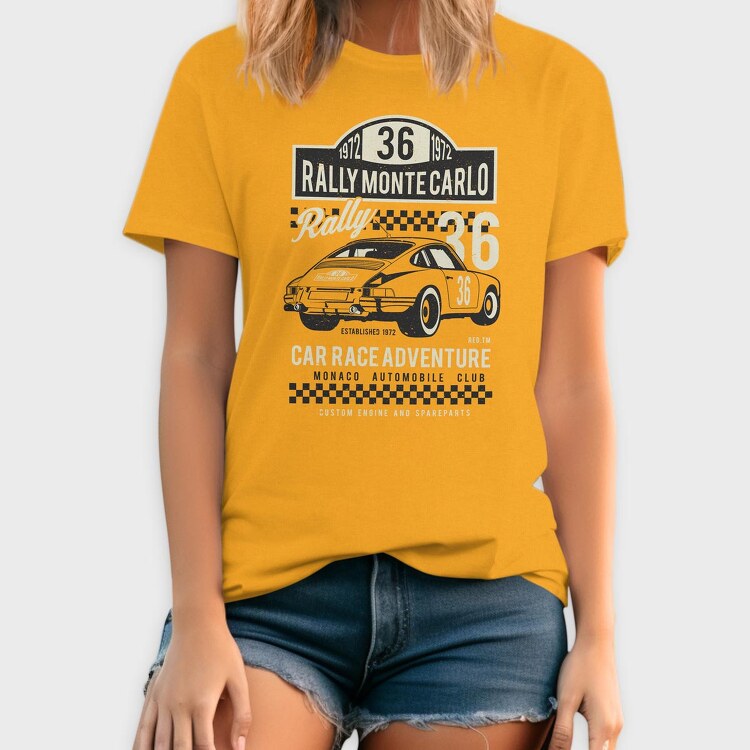 Rally Monte Carlo, Tricou Barbati (Unisex)