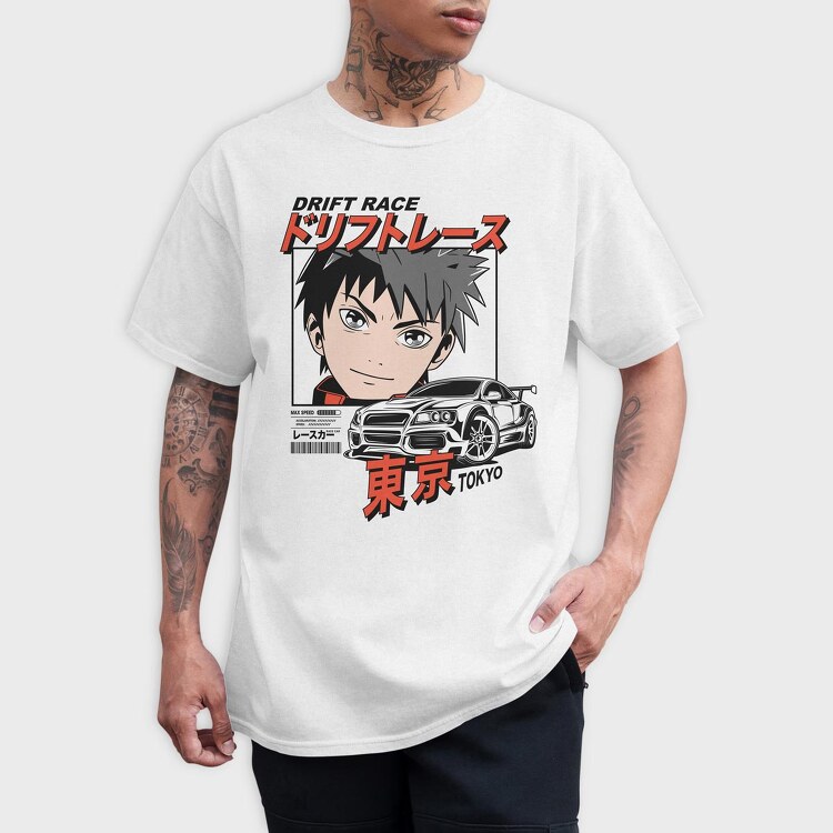 Drift Race, Tricou Barbati (Unisex)
