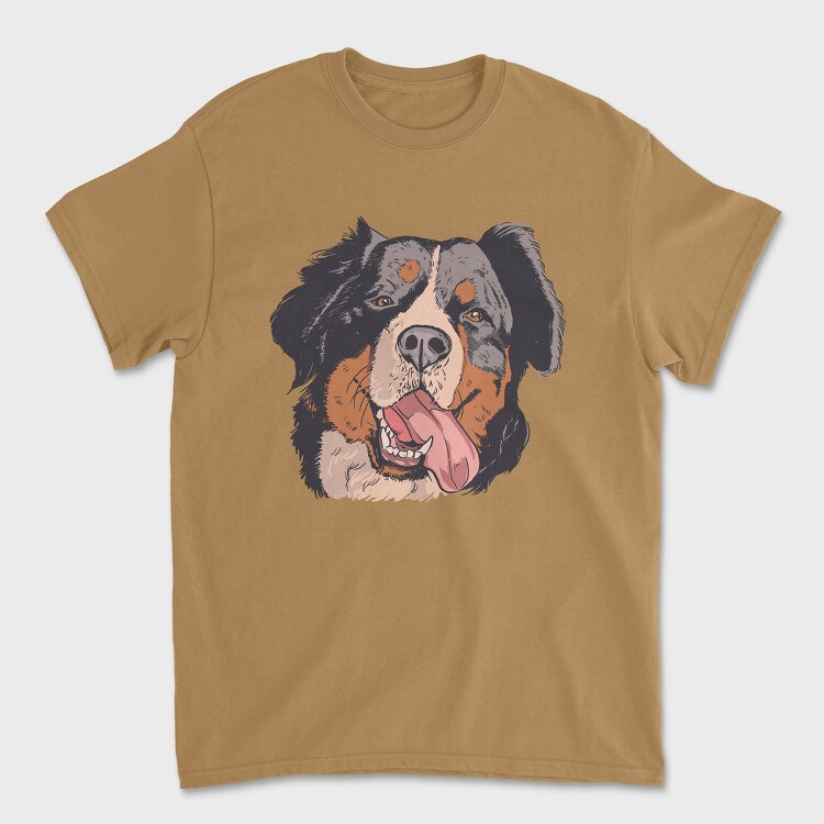 Bernese Mountain Dog, Tricou Barbati (Unisex)