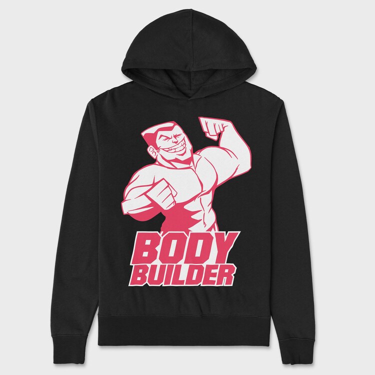 Body Builder, Hanorac Oversize Barbati (Unisex)