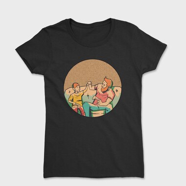 Dad Gamer And Son, Tricou Femei