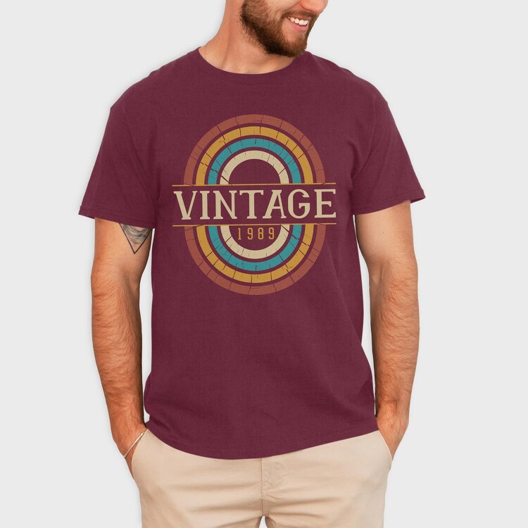 Vintage 1989, Tricou Barbati (Unisex)
