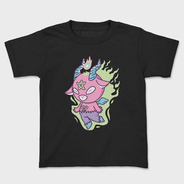 Cute Pastel Baphomet, Tricou Copii