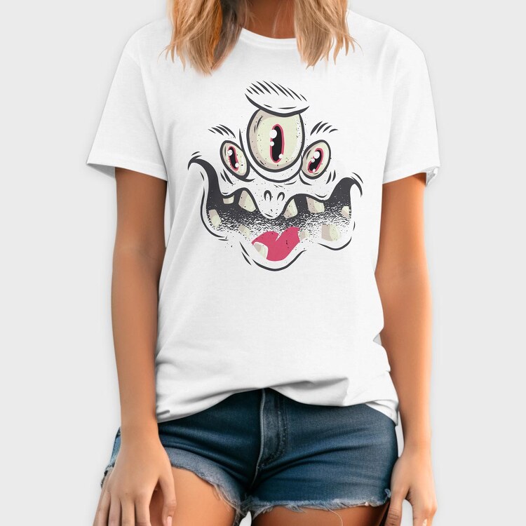 Monster Face 01, Tricou Barbati (Unisex)