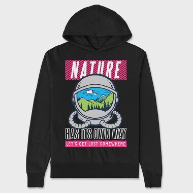 Astro Nature, Hanorac Oversize Barbati (Unisex)