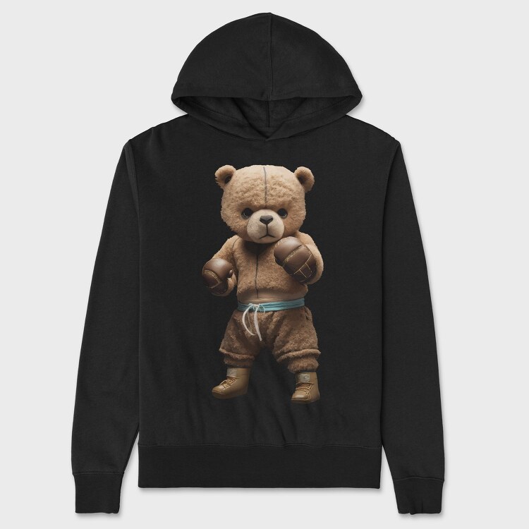 Boxer Teddy, Hanorac Oversize Barbati (Unisex)