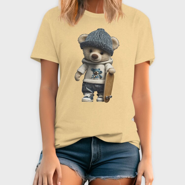 Skate Teddy Bear, Tricou Barbati (Unisex)