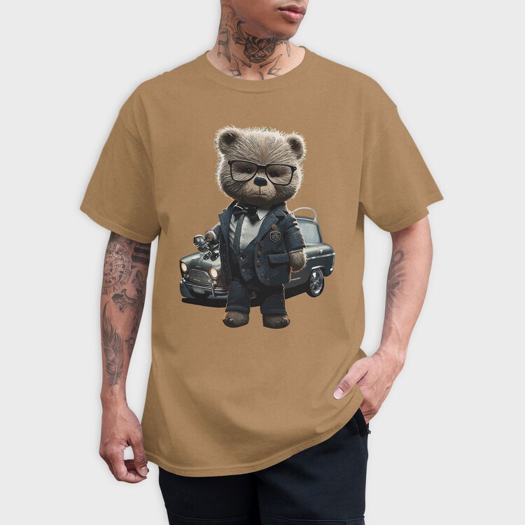 Business Teddy, Tricou Barbati (Unisex)