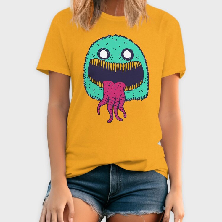 Monster Faces 1, Tricou Barbati (Unisex)