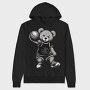 Basketball Bear, Hanorac Oversize Barbati (Unisex)