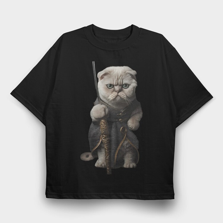 Cat Lord, Tricou Oversize Barbati (Unisex)