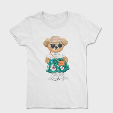 Colorful Day Bear, Tricou Femei
