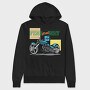 Find Your Way Motorcycle, Hanorac Oversize Barbati (Unisex)