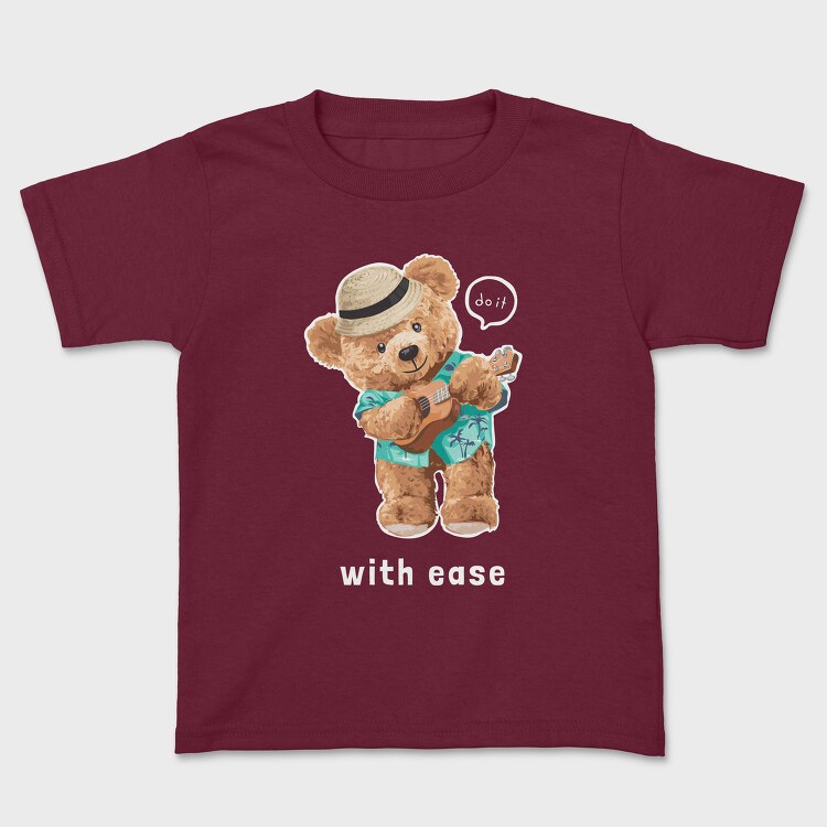 Hawaiian Bear Strumming, Tricou Copii