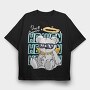 Heavenly Bear, Tricou Oversize Barbati (Unisex)
