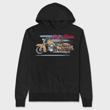 Lets Ride, Hanorac Oversize Barbati (Unisex)