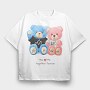 Love Forever Bears, Tricou Oversize Barbati (Unisex)