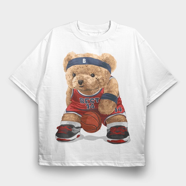 Best Bear 14, Tricou Oversize Barbati (Unisex)