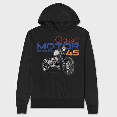 Classic Motor Cycles 45, Hanorac Oversize Barbati (Unisex)