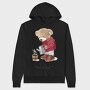 Teddy Bear Kindness, Hanorac Oversize Barbati (Unisex)