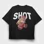 Teddy Bear Slam Dunk, Tricou Oversize Barbati (Unisex)