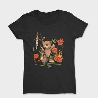 Teddy Halloween Trick, Tricou Femei