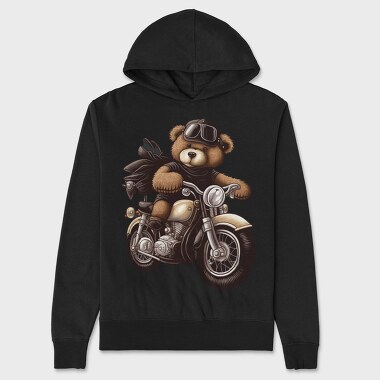 Teddy Rider 1, Hanorac Oversize Barbati (Unisex)