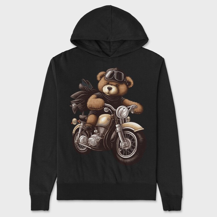Teddy Rider 1, Hanorac Oversize Barbati (Unisex)