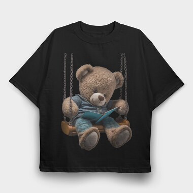 Teddy Swing Book, Tricou Oversize Barbati (Unisex)