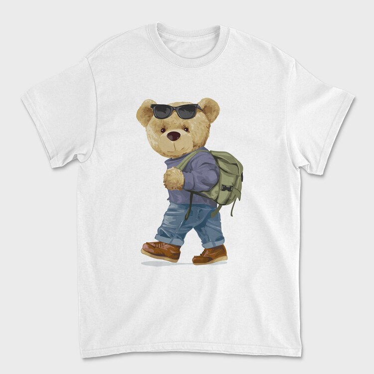 Teddy Trekker, Tricou Barbati (Unisex)