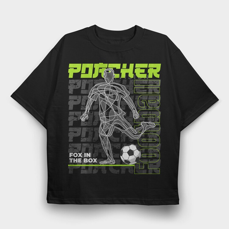 Power Pitcher Fox, Tricou Oversize Barbati (Unisex)