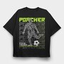 Power Pitcher Fox, Tricou Oversize Barbati (Unisex)