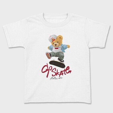 Skate Bear Yeah, Tricou Copii