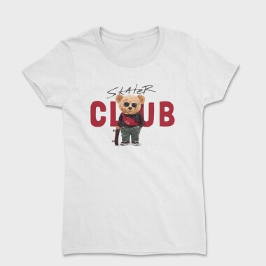 Skater Club Bear, Tricou Femei