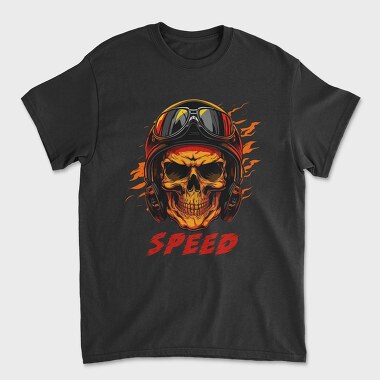 Speed Skull Racer, Tricou Barbati (Unisex)