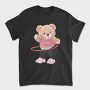 Sporty Bear Hula Hoop, Tricou Barbati (Unisex)