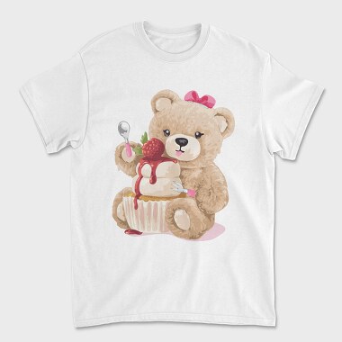 Teddy Bear Sundae, Tricou Barbati (Unisex)