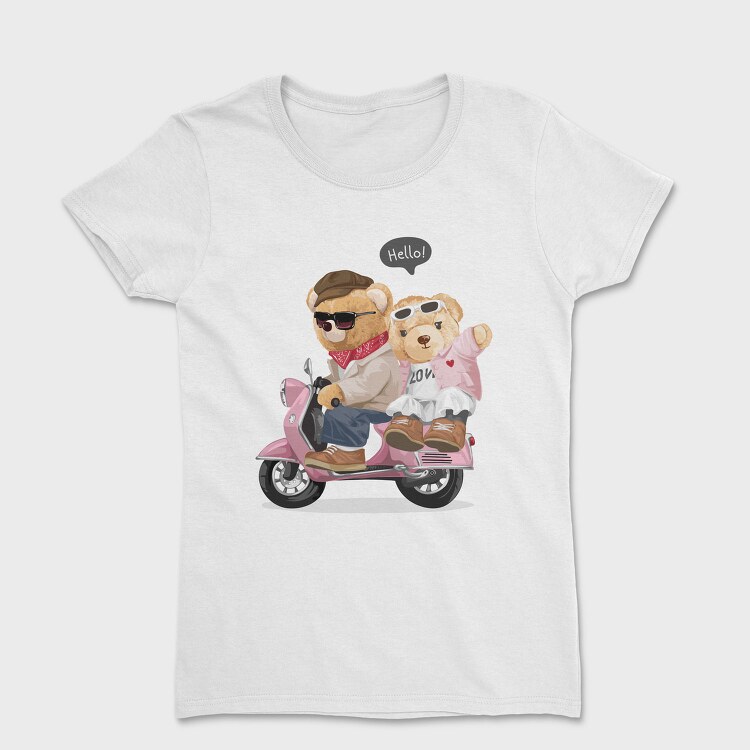 Teddy Hello Ride, Tricou Femei