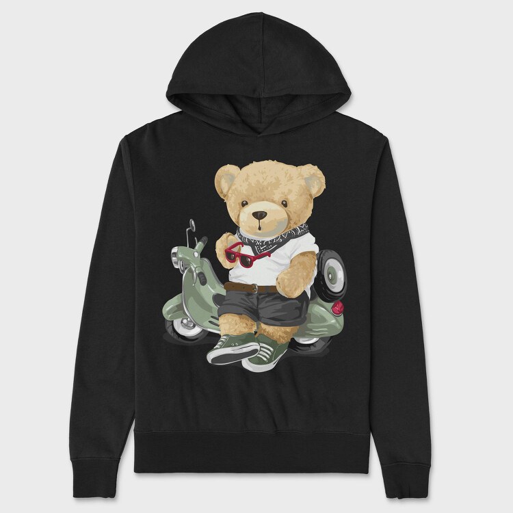 Teddy Rider, Hanorac Oversize Barbati (Unisex)