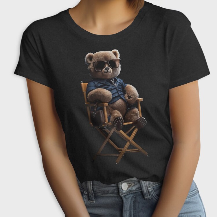 Teddy Bear on Chair, Tricou Femei